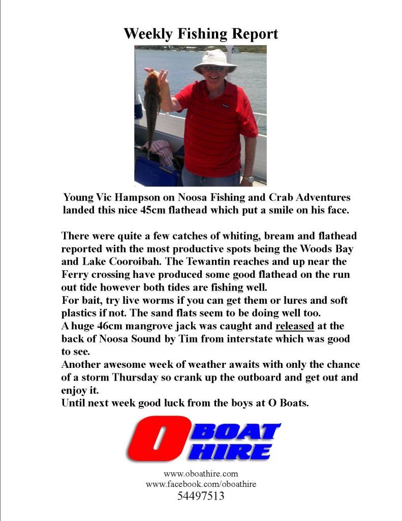 Weekly Fishing Report Dec 3 13
