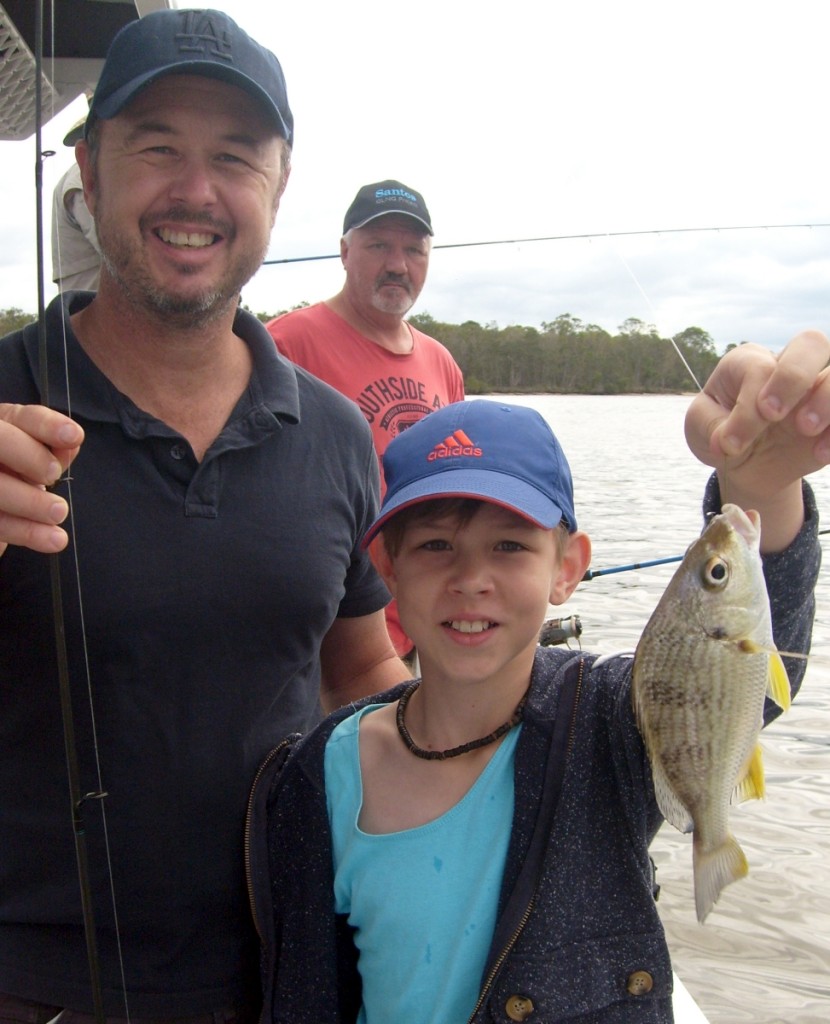 Noosariverfishingcrabbingsafari www.noosariverandfishingadventures.com.auHarrison and Andrew