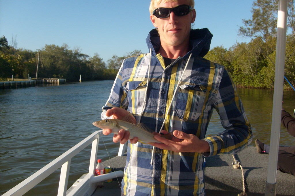 James from Melbourne with a nice whiting on Saturday morning's tour